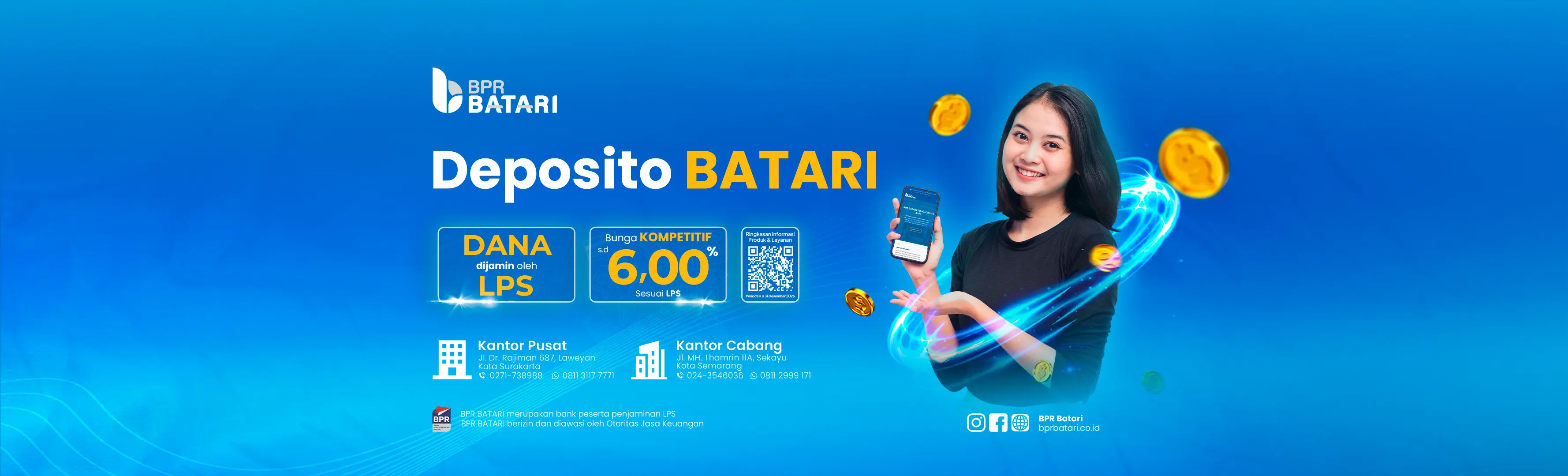 Deposito Batari - Investasi  Dijamin LPS
