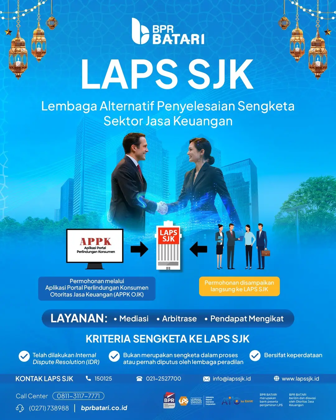 Informasi LAPS SJK - Lembaga Alternatif Penyelesaian Sengketa Sektor Jasa Keuangan